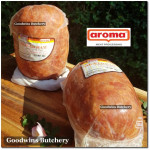 Aroma Bali frozen pork HAM SMOKED whole cuts +/-  2.3kg/pc (price/kg) PREORDER